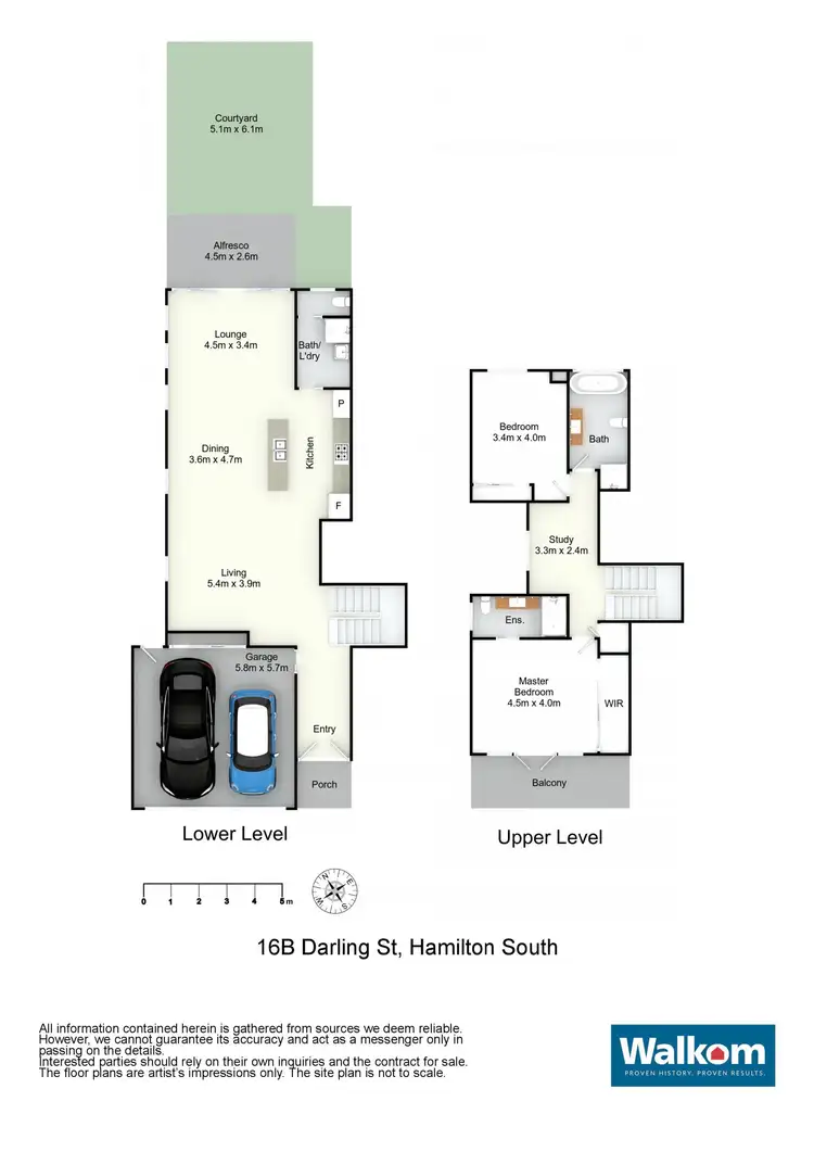 Floorplan of Homely house listing, 16B Darling Street, Hamilton South NSW 2303