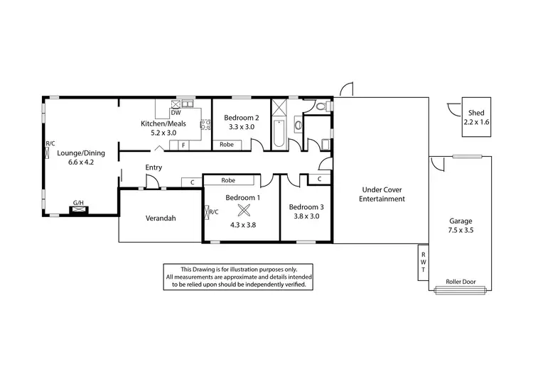 Floorplan of Homely house listing, 24 Ruthven Avenue, Glandore SA 5037