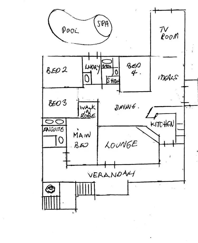 Floorplan of Homely house listing, 46 Harry Mills Drive, Worongary QLD 4213