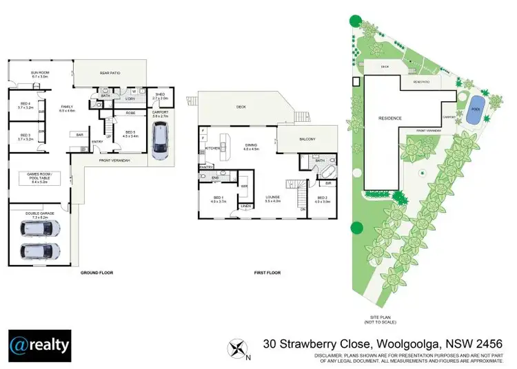 Floorplan of Homely house listing, 30 Strawberry Close, Woolgoolga NSW 2456
