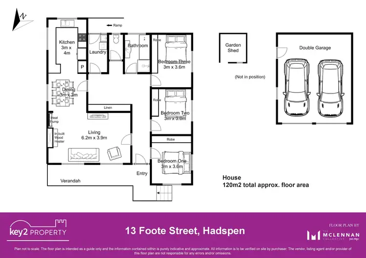 Floorplan of Homely house listing, 13 Foote Street, Hadspen TAS 7290