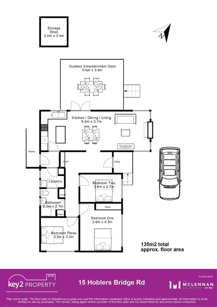 Floorplan of Homely house listing, 15 Hoblers Bridge Rd, Newstead TAS 7250