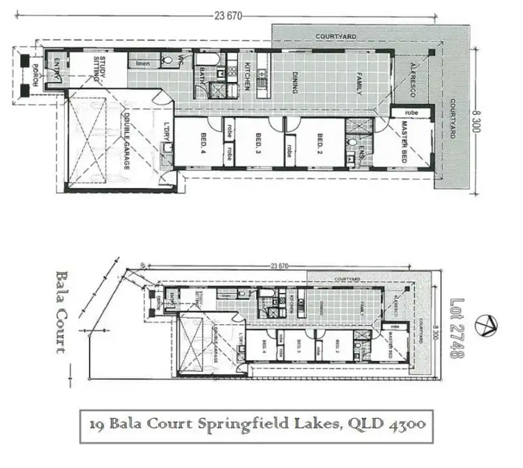 Floorplan of Homely house listing, 19 Bala Court, Springfield Lakes QLD 4300