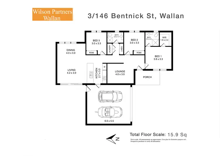 Floorplan of Homely unit listing, 3/146 Bentinck Street, Wallan VIC 3756
