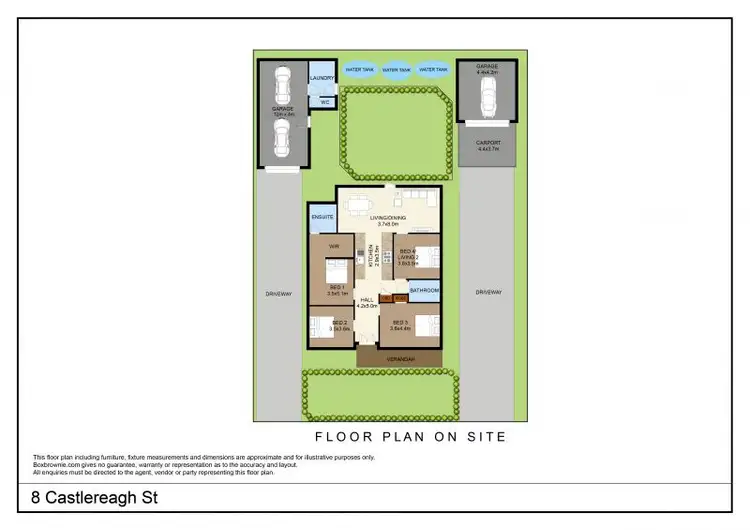Floorplan of Homely house listing, 8 Castlereagh Street, Singleton NSW 2330