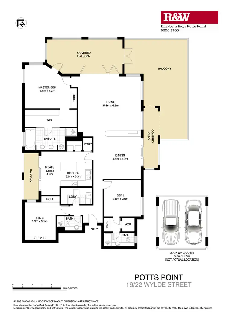 Floorplan of Homely apartment listing, 16/22 Wylde Street, Potts Point NSW 2011