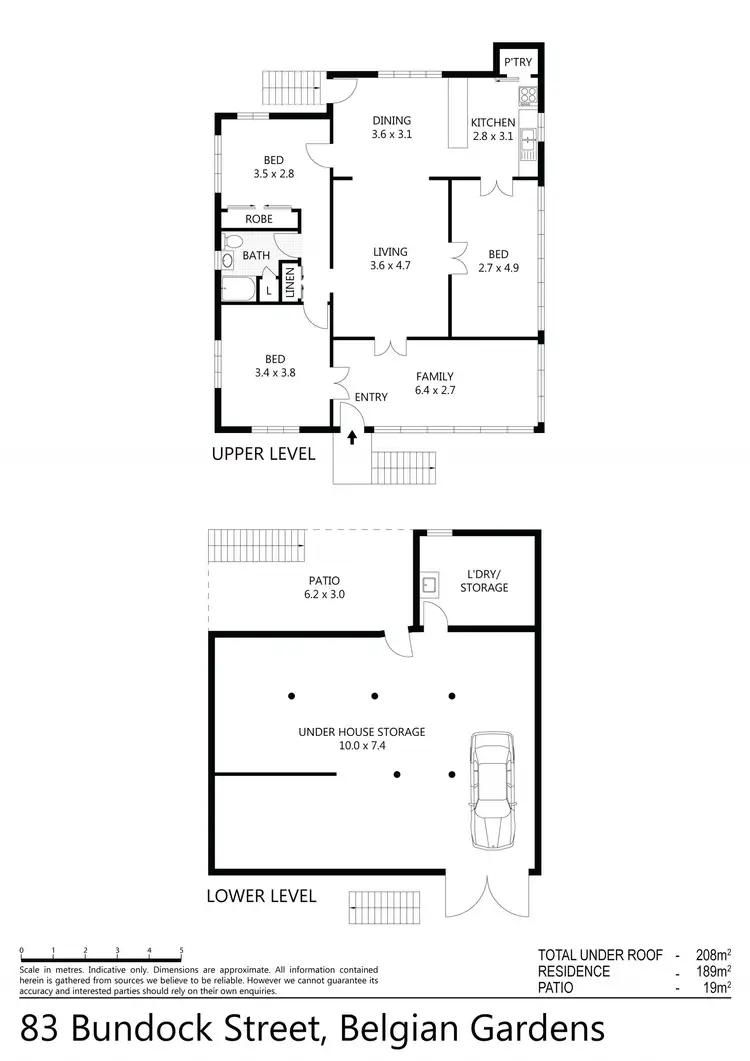Floorplan of Homely house listing, 83 Bundock Street, Belgian Gardens QLD 4810