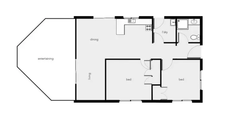 Floorplan of Homely villa listing, 3/23 Heavey Crescent, Whitfield QLD 4870