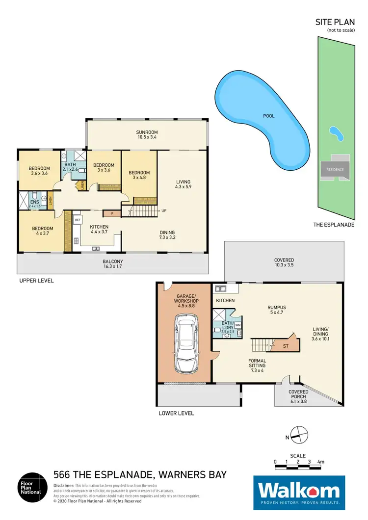 Floorplan of Homely house listing, 566 The Esplanade, Warners Bay NSW 2282