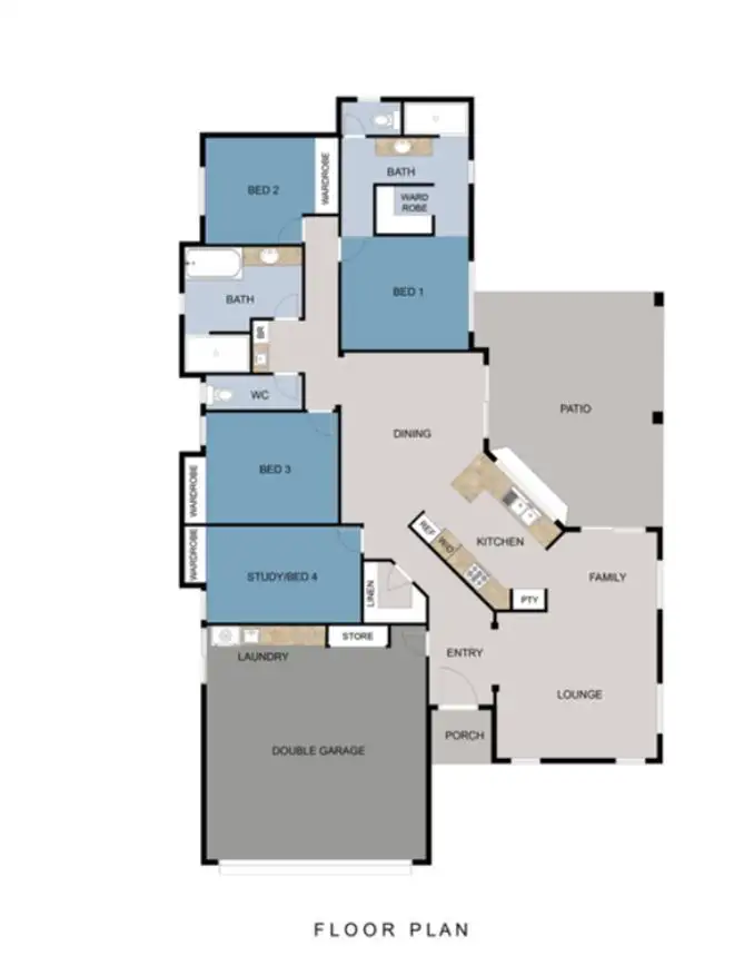 Floorplan of Homely house listing, 26 Stellajean Crescent, Alligator Creek QLD 4740