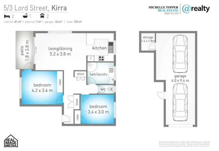 Floorplan of Homely apartment listing, 5/3 Lord Street, Kirra QLD 4225