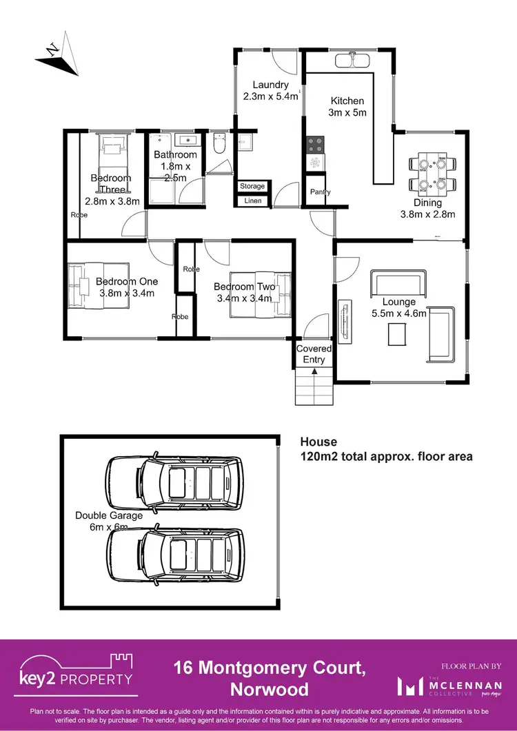 Floorplan of Homely house listing, 16 Montgomery Court, Norwood TAS 7250