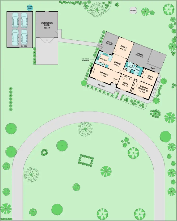 Floorplan of Homely house listing, 7 LAMB STREET, Kilmore VIC 3764