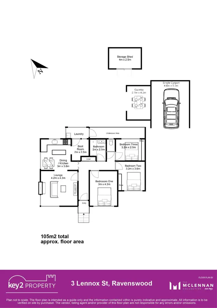 Floorplan of Homely house listing, 3 Lennox Street, Ravenswood TAS 7250