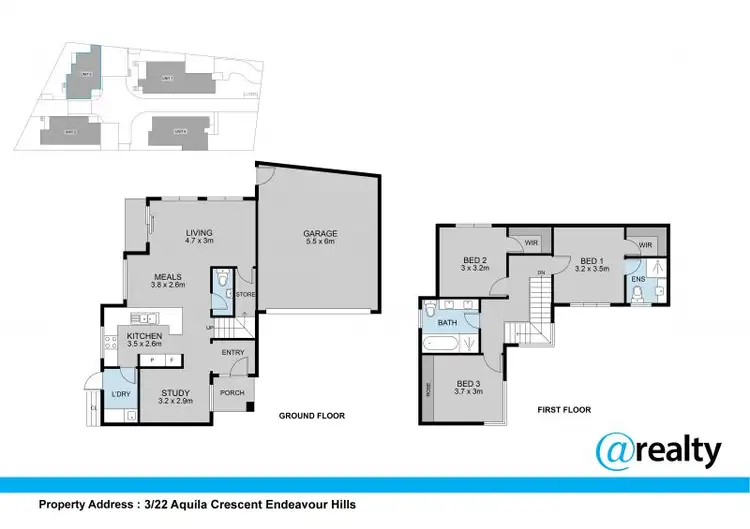 Floorplan of Homely townhouse listing, Address available on request