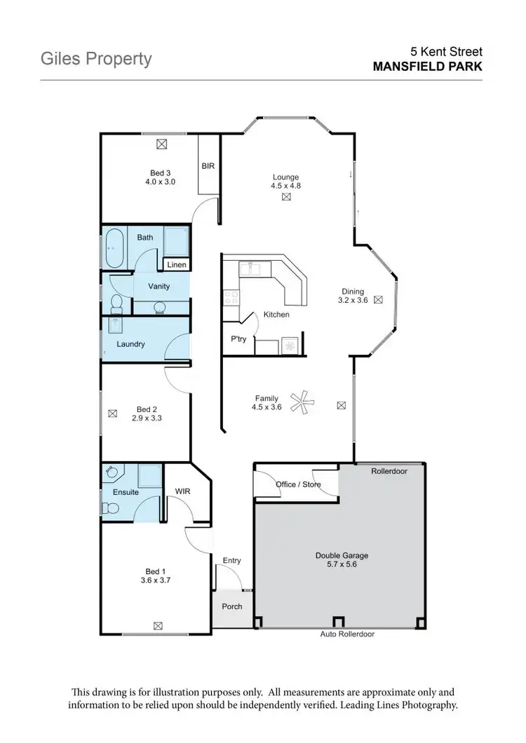 Floorplan of Homely house listing, 5 Kent Street, Mansfield Park SA 5012