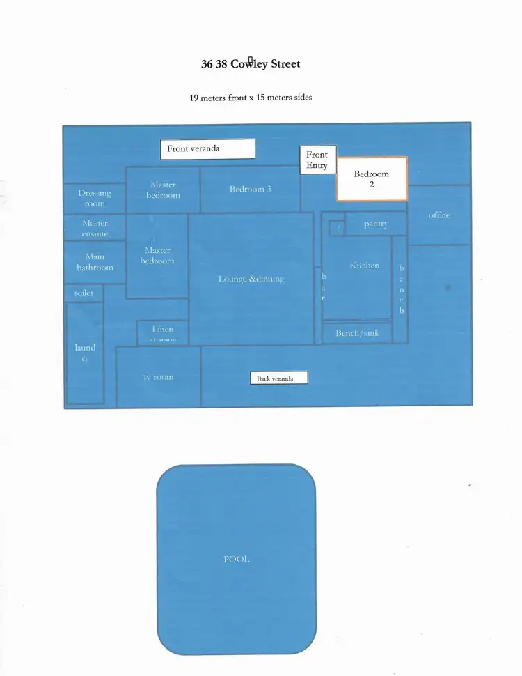 Floorplan of Homely house listing, 36-38 Cowley Street, Kamerunga QLD 4870