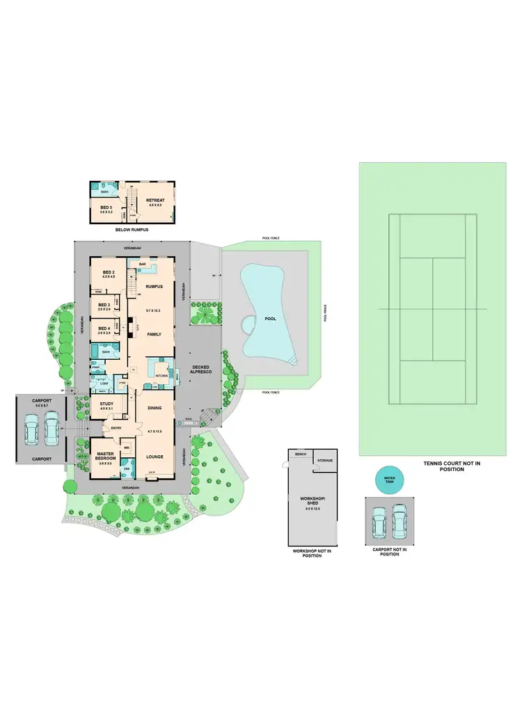 Floorplan of Homely house listing, 6 MATHIESONS ROAD, Wandong VIC 3758