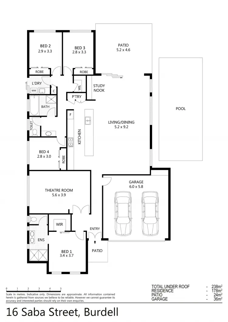 Floorplan of Homely house listing, 16 Saba Street, Burdell QLD 4818