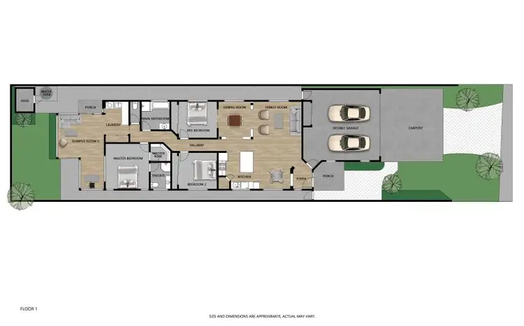 Floorplan of Homely house listing, 7 Osbourne Street, Scarborough QLD 4020