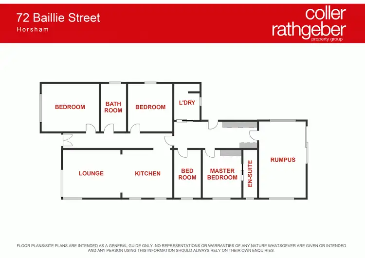 Floorplan of Homely house listing, 72 Baillie Street, Horsham VIC 3400