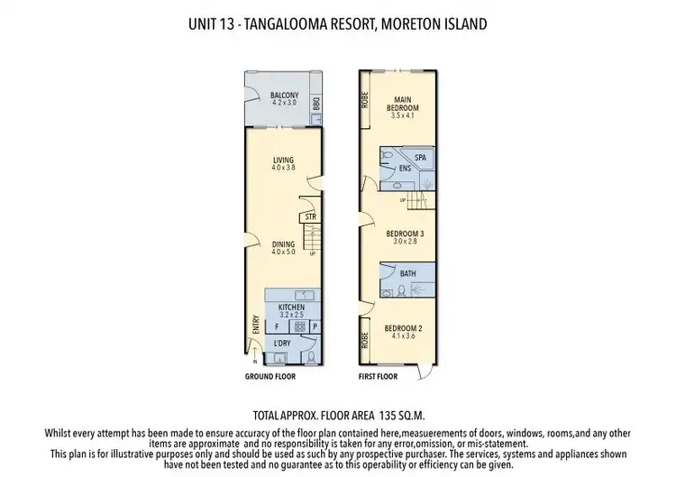 Floorplan of Homely apartment listing, 13 Deep Blue 1, Tangalooma QLD 4025
