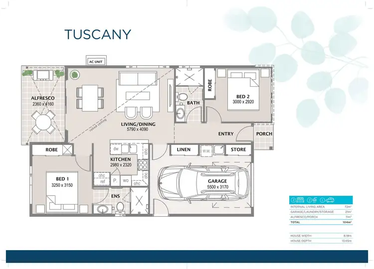 Floorplan of Homely retirement listing, 171/41 Radke Road, Bethania QLD 4205