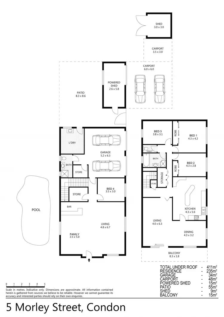 Floorplan of Homely house listing, 5 Morley Street, Condon QLD 4815