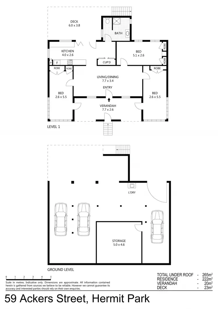 Floorplan of Homely house listing, 59 Ackers Street, Hermit Park QLD 4812