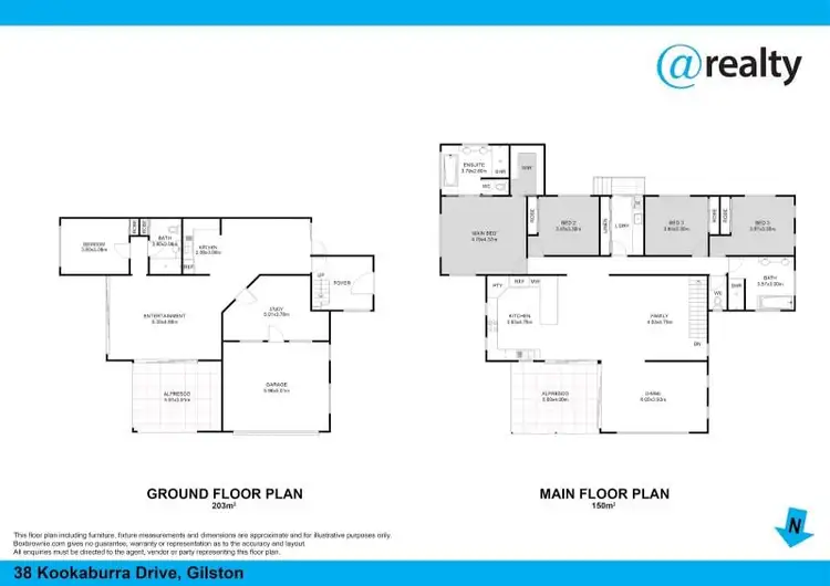 Floorplan of Homely house listing, 38 Kookaburra Drive, Gilston QLD 4211