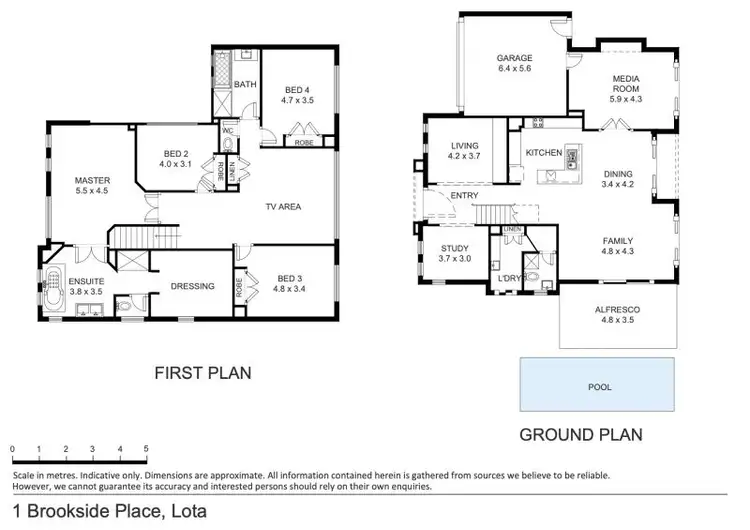 Floorplan of Homely house listing, 1 Brookside Place, Lota QLD 4179