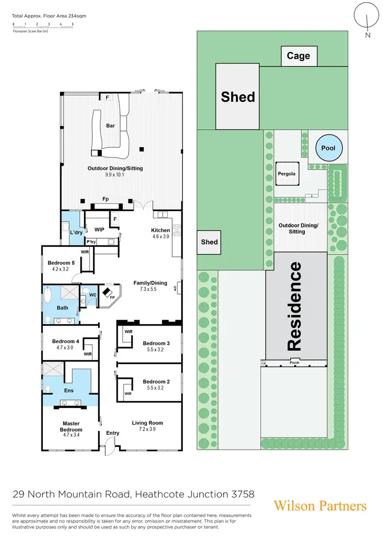 Floorplan of Homely house listing, 29 North Mountain Road, Heathcote Junction VIC 3758