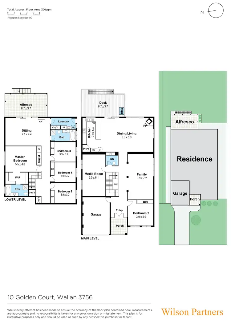 Floorplan of Homely house listing, 10 Golden Court, Wallan VIC 3756