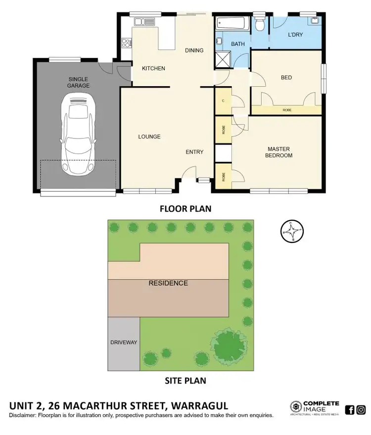 Floorplan of Homely unit listing, 2/26 MacArthur Street, Warragul VIC 3820