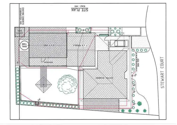 Floorplan of Homely house listing, 9 Stewart Court, Thurgoona NSW 2640
