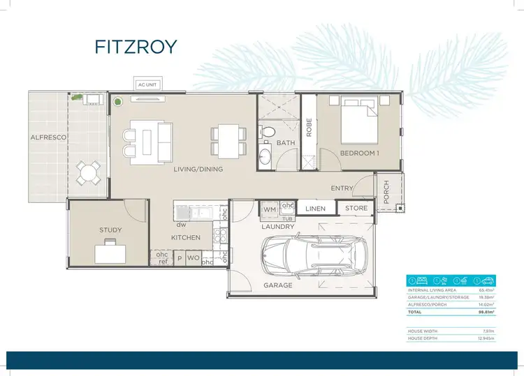 Floorplan of Homely retirement listing, 364/2 Chambers Flat Road, Chambers Flat QLD 4133