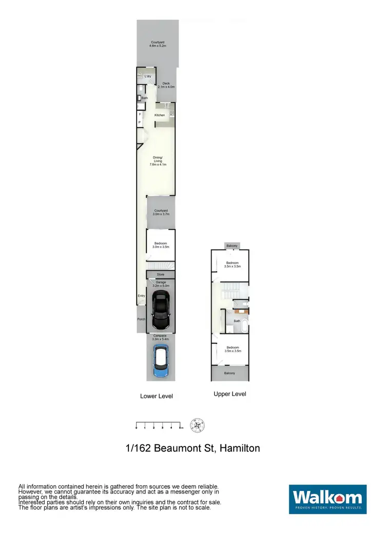 Floorplan of Homely house listing, 1/162 Beaumont Street, Hamilton NSW 2303