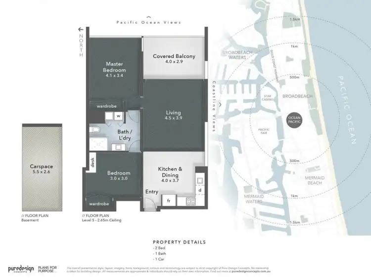 Floorplan of Homely unit listing, 104/25 Surf Parade, Broadbeach QLD 4218
