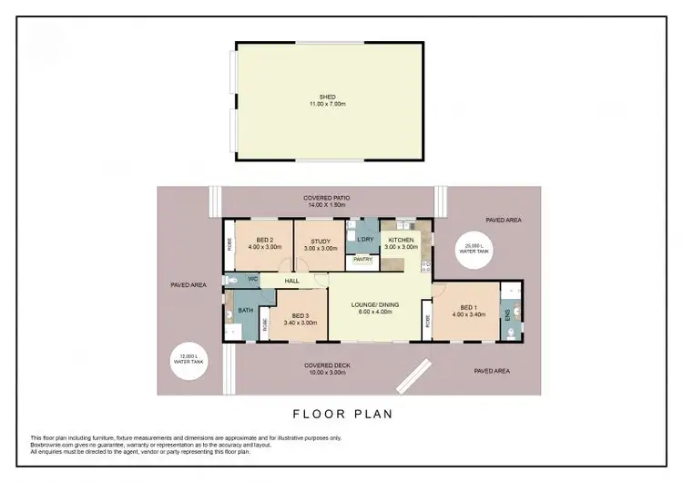 Floorplan of Homely house listing, 17 Crystal Street, Mapleton QLD 4560
