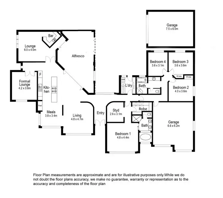 Floorplan of Homely house listing, 1 SAVANNAH COURT, Mount Gambier SA 5290