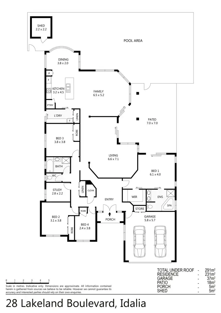 Floorplan of Homely house listing, 28 Lakeland Boulevard, Idalia QLD 4811