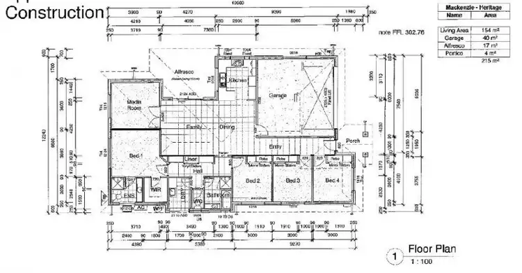 Floorplan of Homely house listing, 100 Cypress Pines Dr, Miles QLD 4415