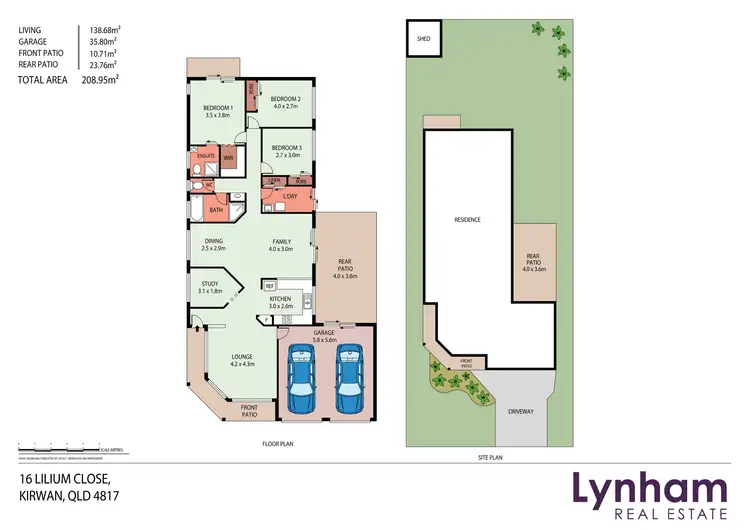 Floorplan of Homely house listing, 16 Lilium Close, Kirwan QLD 4817