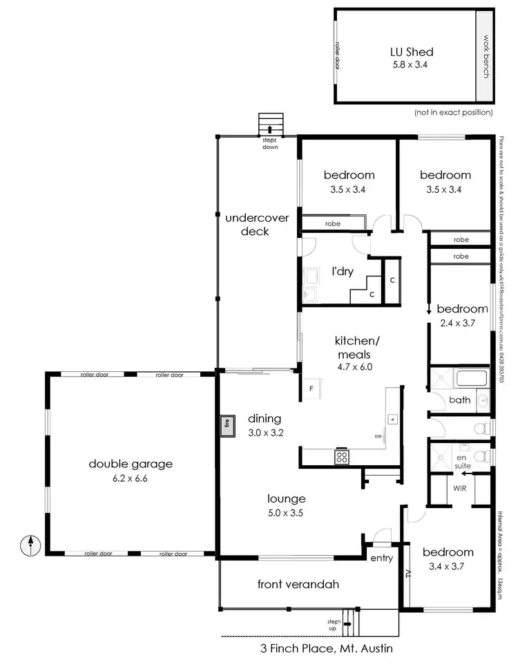 Floorplan of Homely house listing, 3 Finch Place, Mount Austin NSW 2650