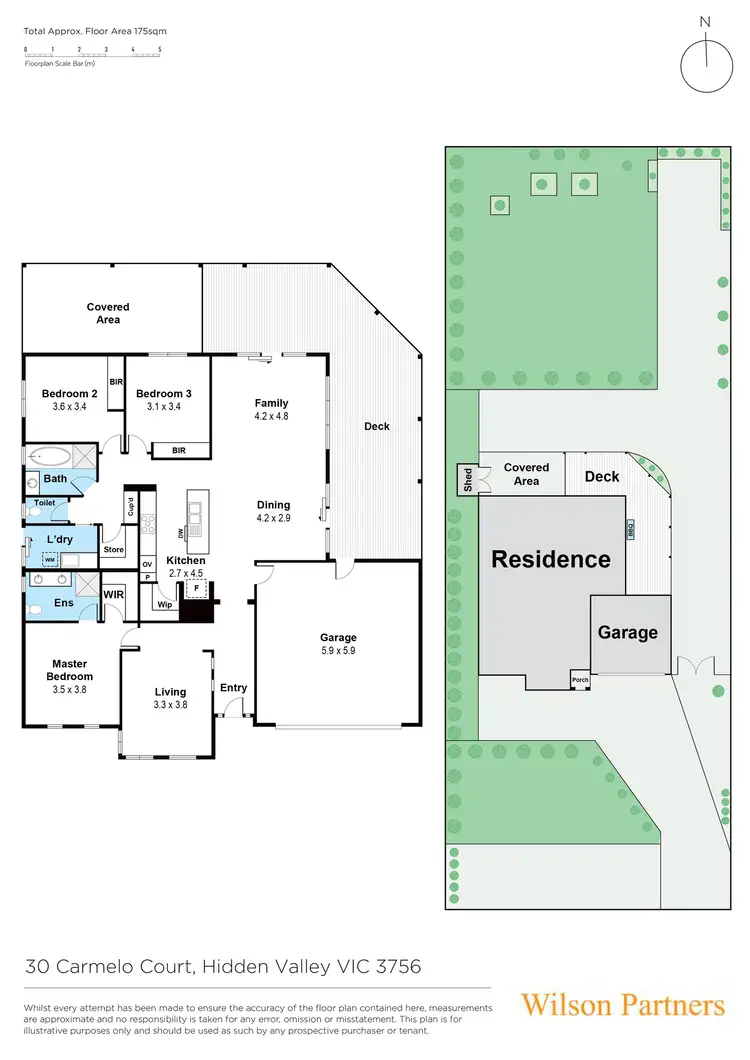 Floorplan of Homely house listing, 30 Carmelo Court, Hidden Valley VIC 3756
