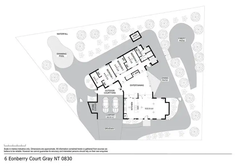 Floorplan of Homely house listing, 6 Eonberry Court, Gray NT 830