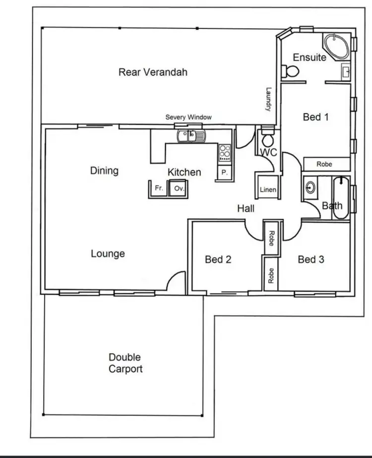 Floorplan of Homely house listing, 76 Hutchison Terrace, Bakewell NT 832