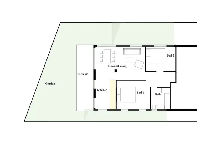 Floorplan of Homely apartment listing, 1A/16 Derby St, Vaucluse NSW 2030