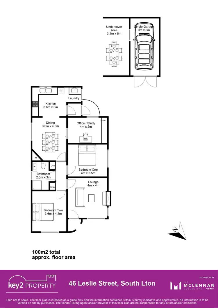 Floorplan of Homely house listing, 46 Leslie Street, South Launceston TAS 7249