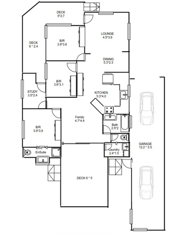 Floorplan of Homely house listing, 34 Maple St, Wavell Heights QLD 4012